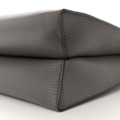 Tom Ford Pebbled Calfskin Small Alix Padlock Zip Hobo Bag Grey 10 of 12