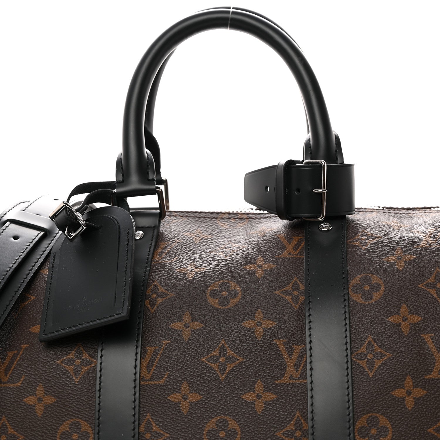 Louis Vuitton Monogram Macassar Keepall Bandouliere 45 4 of 12