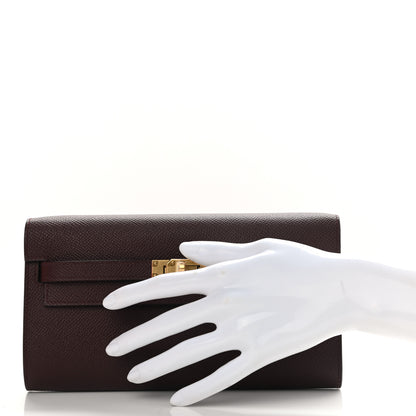 Hermes Epsom Kelly To Go Wallet Bordeaux 2 of 7