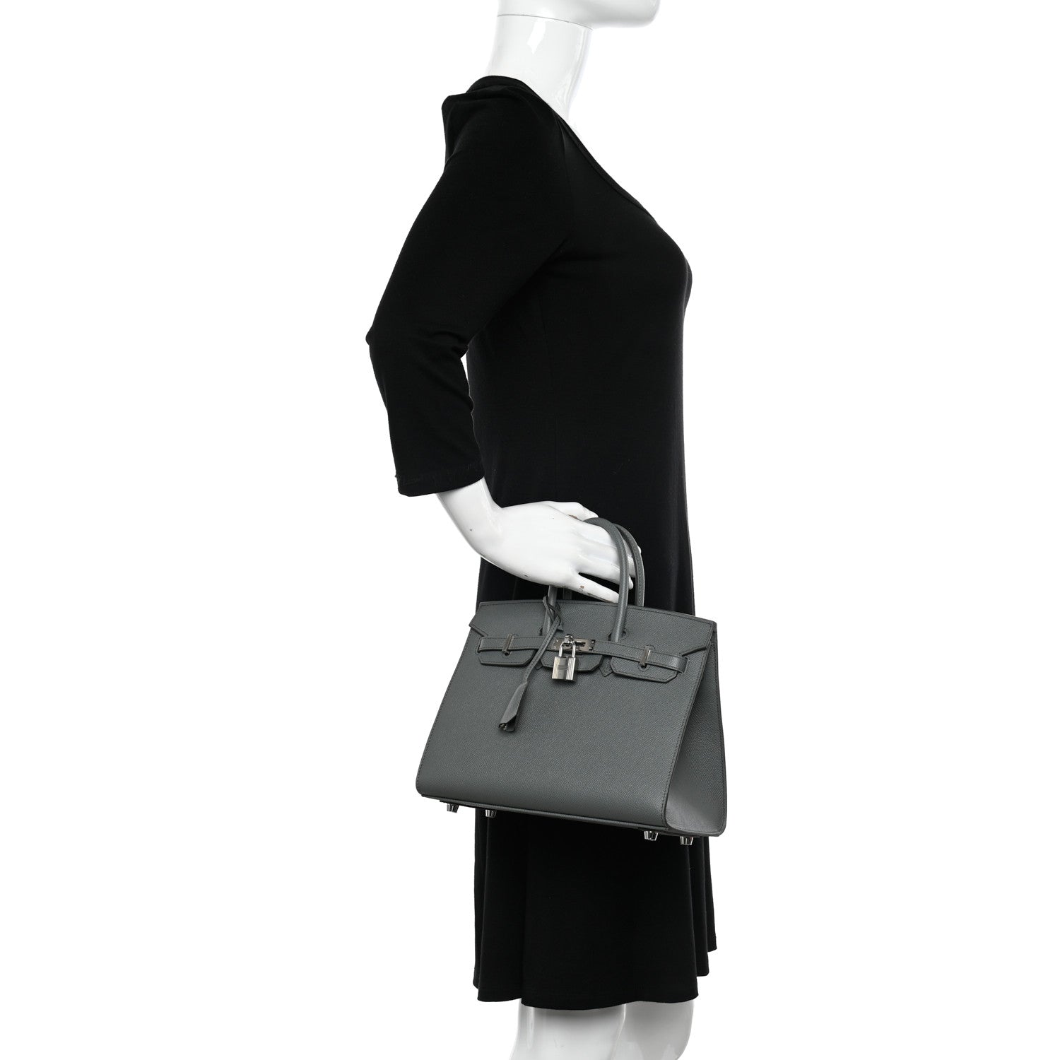 Hermes Epsom Birkin Sellier 25 Vert Amande 2 of 10