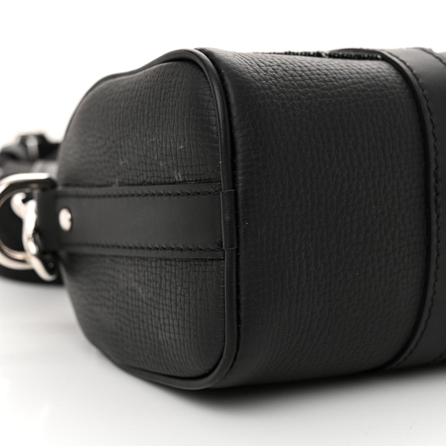 X NIGO Taurillon Monogram Denim Drip Keepall XS Black