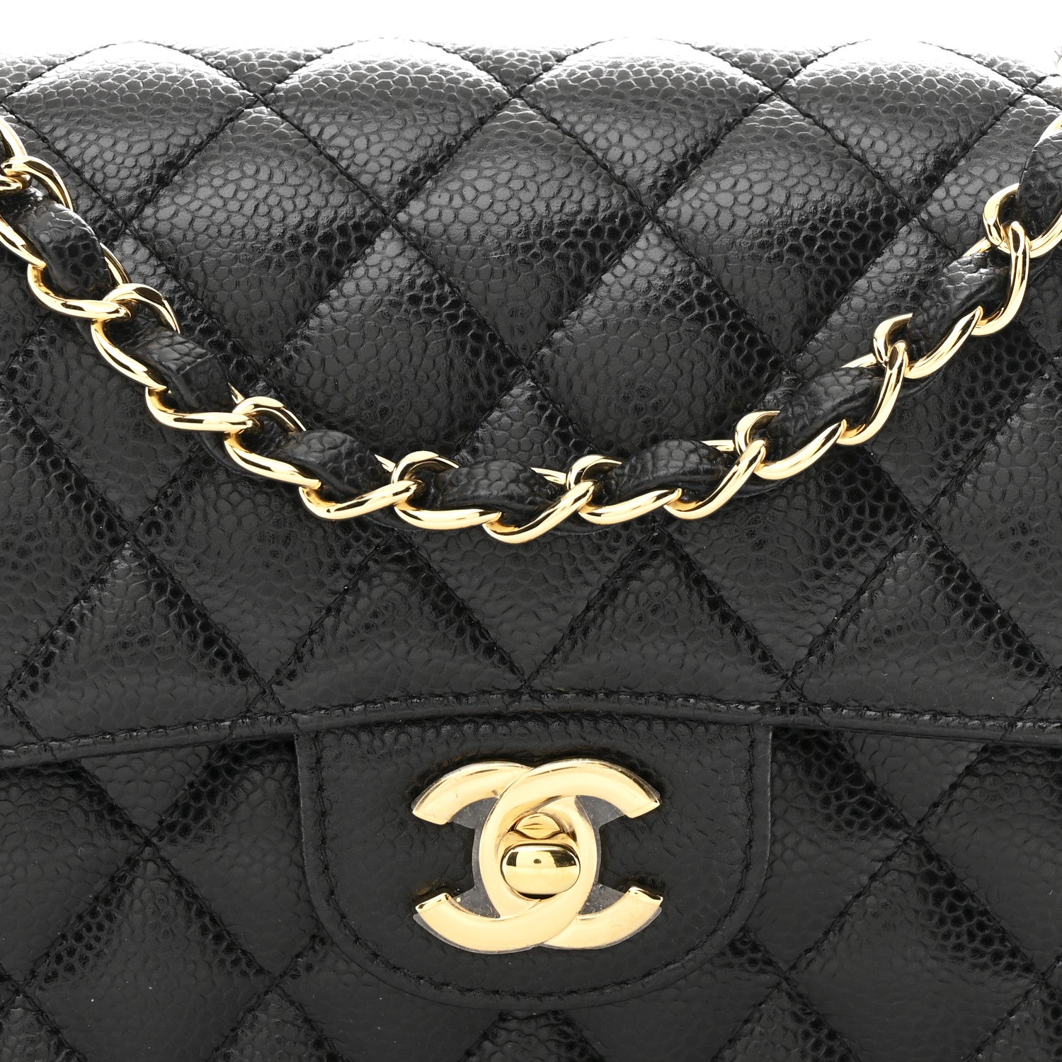 Chanel Caviar Quilted Small Double Flap Black 8 of 11