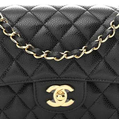 Chanel Caviar Quilted Small Double Flap Black 8 of 11