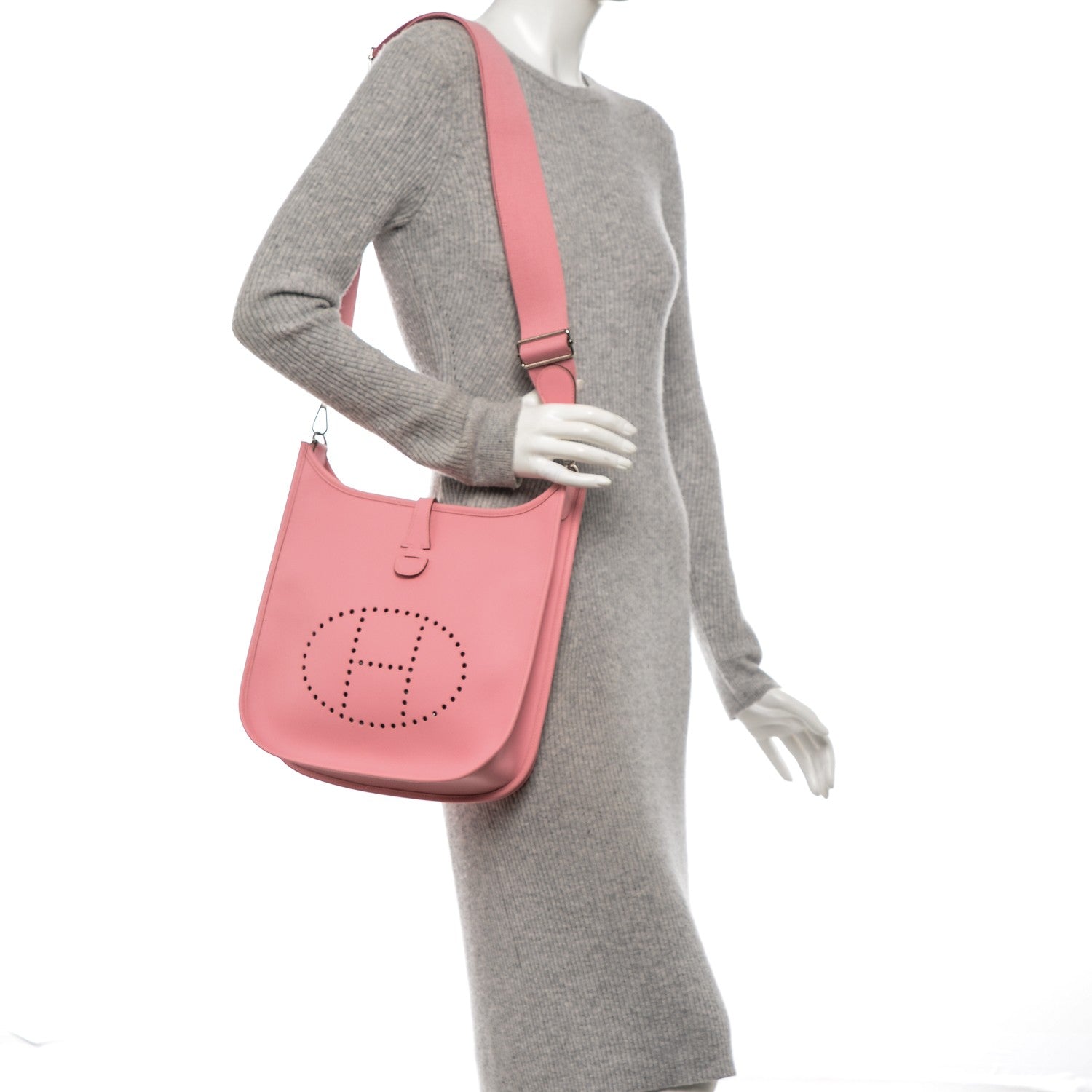 Hermes Epsom Evelyne III PM Rose Confetti 2 of 7