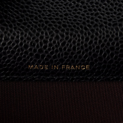 Chanel Caviar Quilted Flap Card Holder Wallet Black 7 of 11