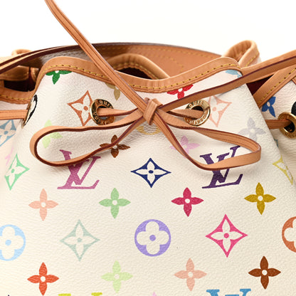 Louis Vuitton Monogram Multicolor Petit Noe White 7 of 9