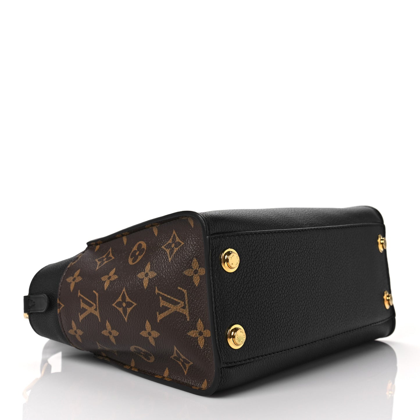 Calfskin Monogram On My Side PM Black
