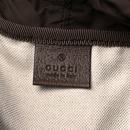 Gucci GG Supreme Monogram Medium Ophidia Double Buckle Backpack Brown 6 of 11