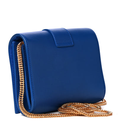 Saint Laurent Calfskin Small Classic Y Satchel Blue 2 of 4