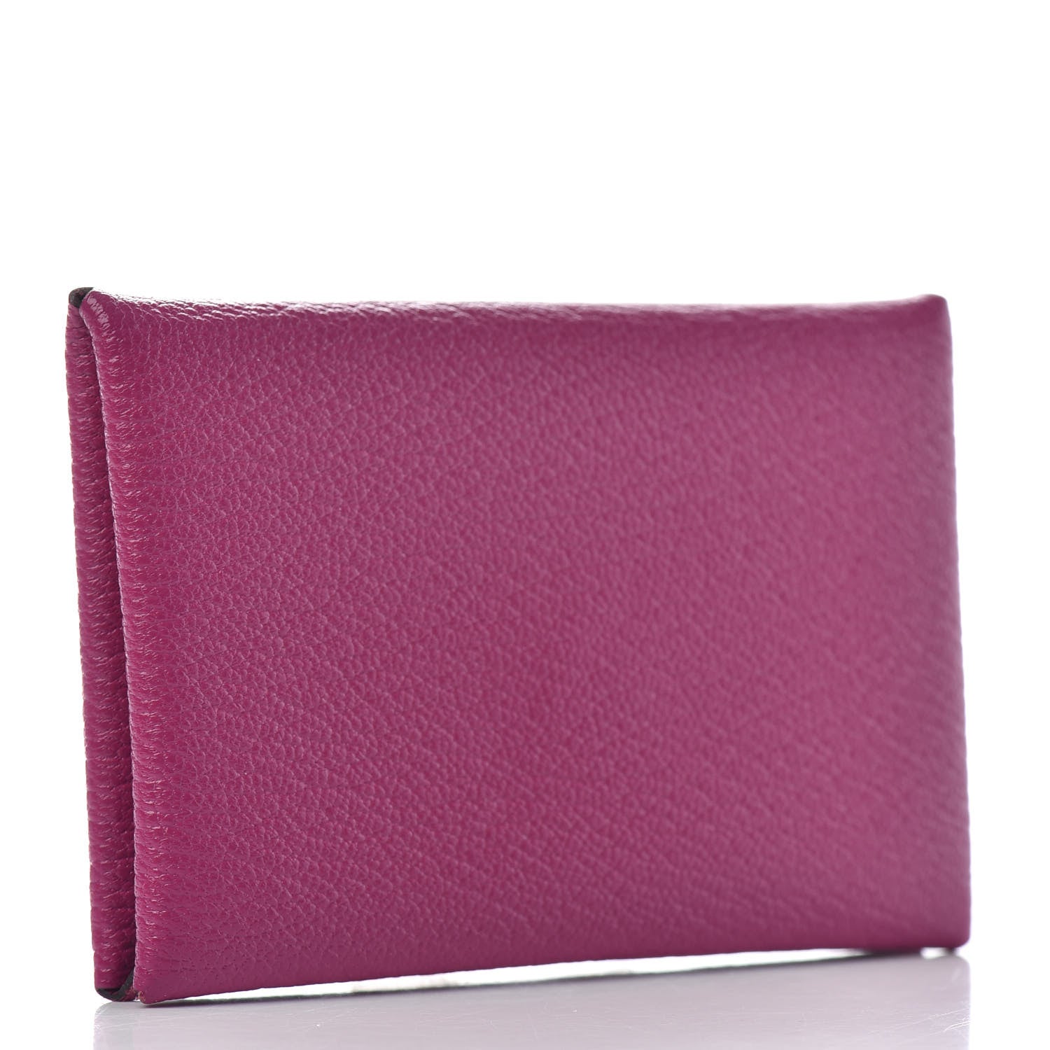 Hermes Chevre Mysore Calvi Card Case Rose Pourpre 3 of 6