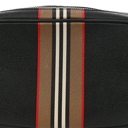 Burberry Calfskin Icon Stripe Bum Bag Black 8 of 11