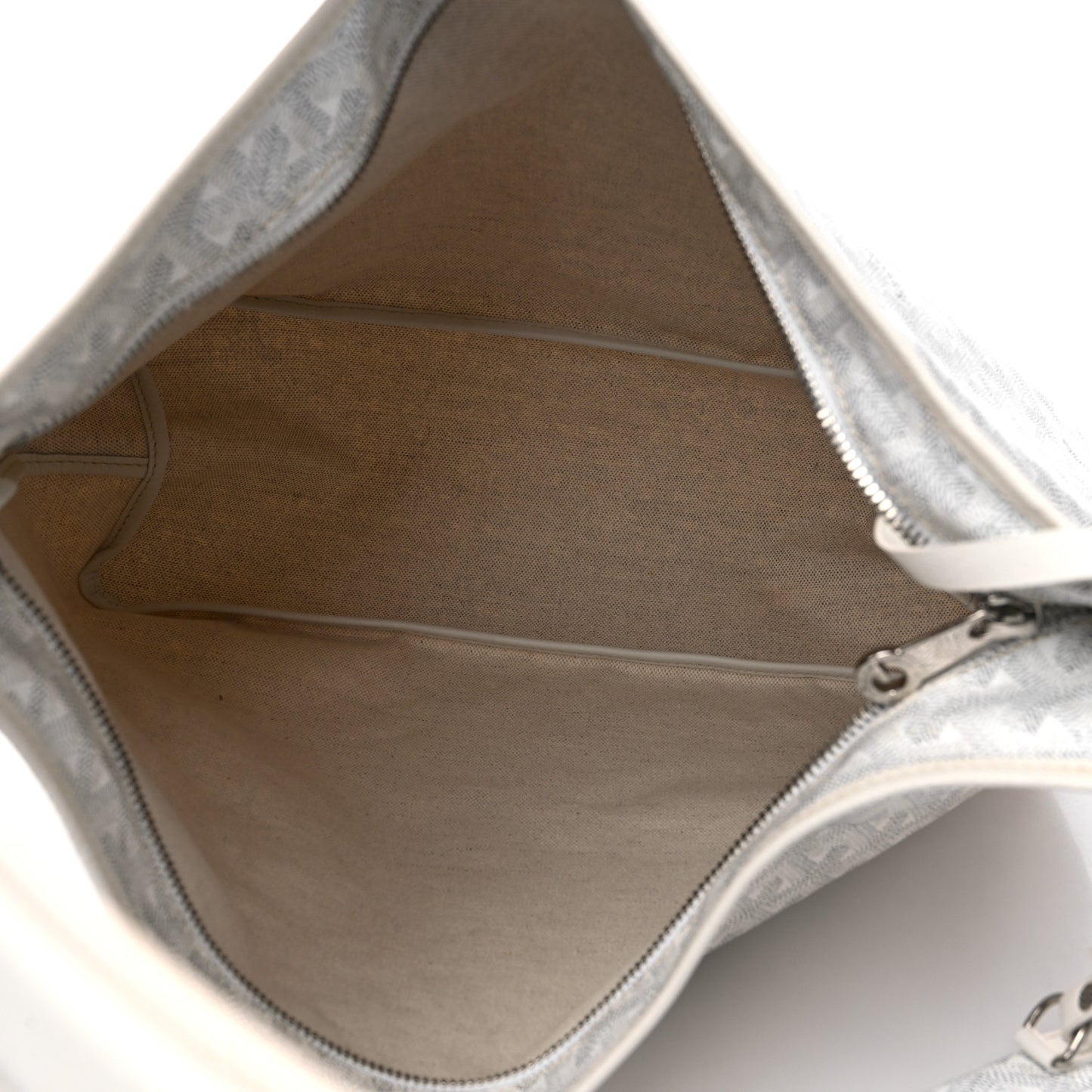 Goyardine Boheme Hobo White