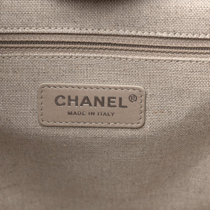 Chanel Mixed Fibers Small Deauville Tote Beige 7 of 10