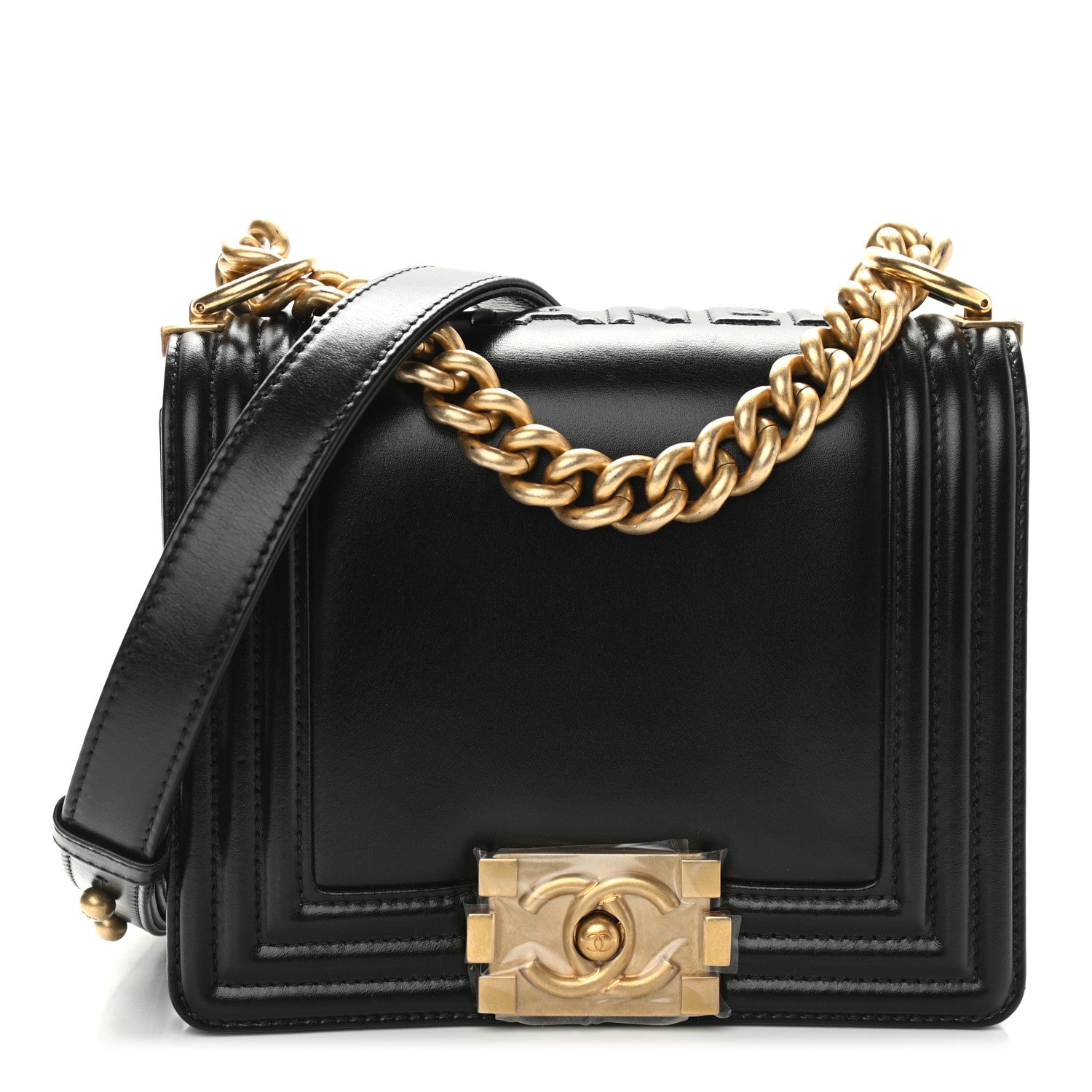 Chanel Calfskin Mini Boy Flap Black 1 of 10
