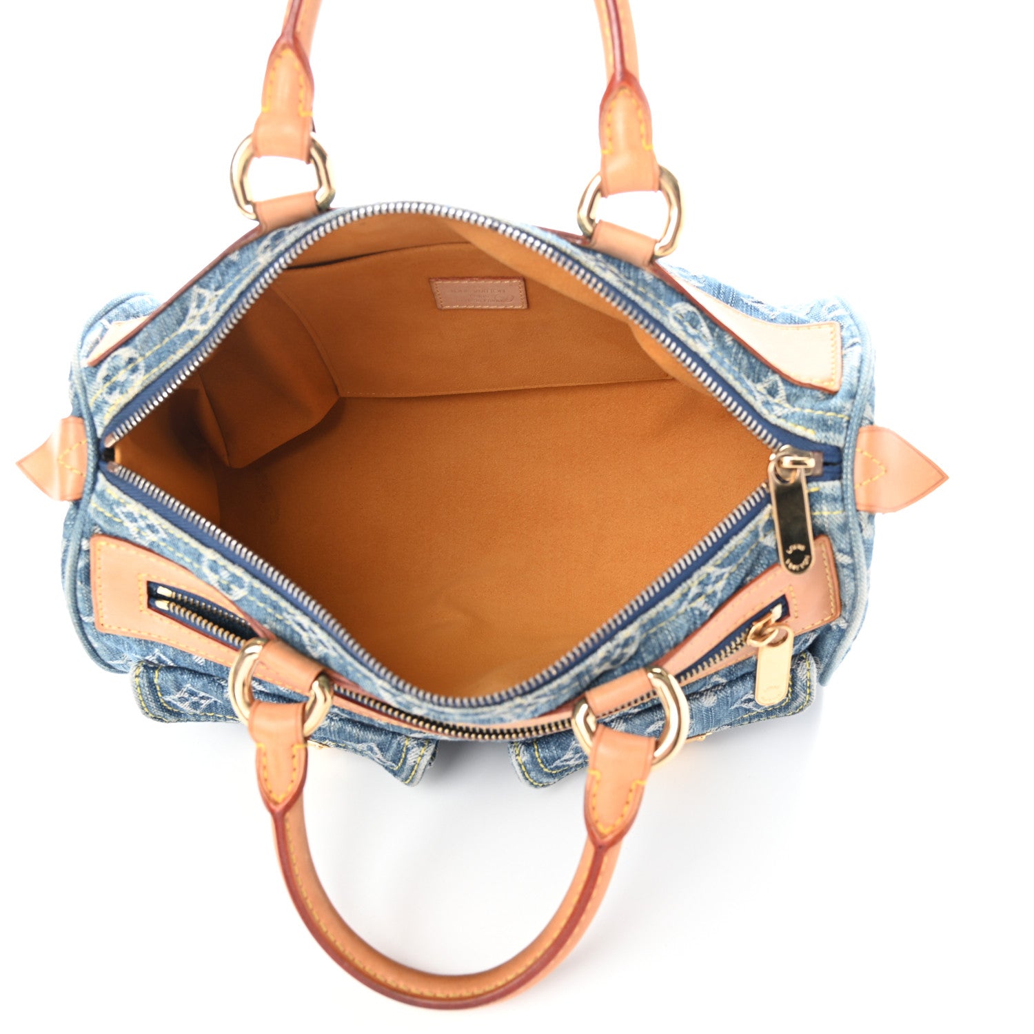 Louis Vuitton Monogram Denim Neo Speedy Blue 5 of 9