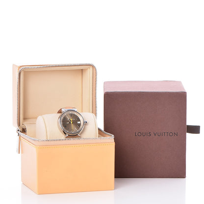 Louis Vuitton Stainless Steel Vachetta 33mm Tambour Quartz Watch 8 of 8