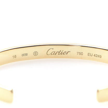 Cartier 18K Yellow Gold LOVE Cuff Bracelet 16 4 of 4