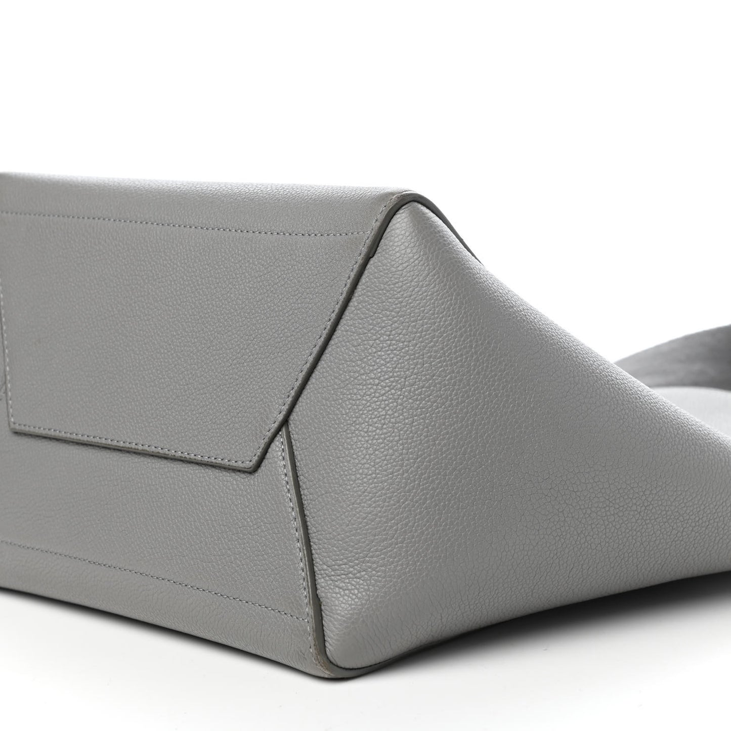 Soft Grained Calfskin Sangle Bucket Bag Cloud