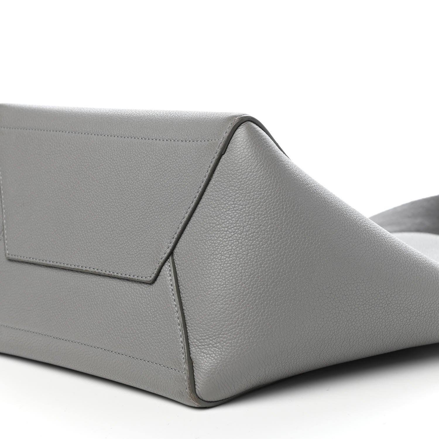 Celine Soft Grained Calfskin Sangle Bucket Bag Cloud 8 of 8