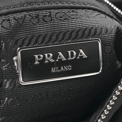 Prada Re-Nylon Quilted Padded Flap Shoulder Bag Black 6 of 12