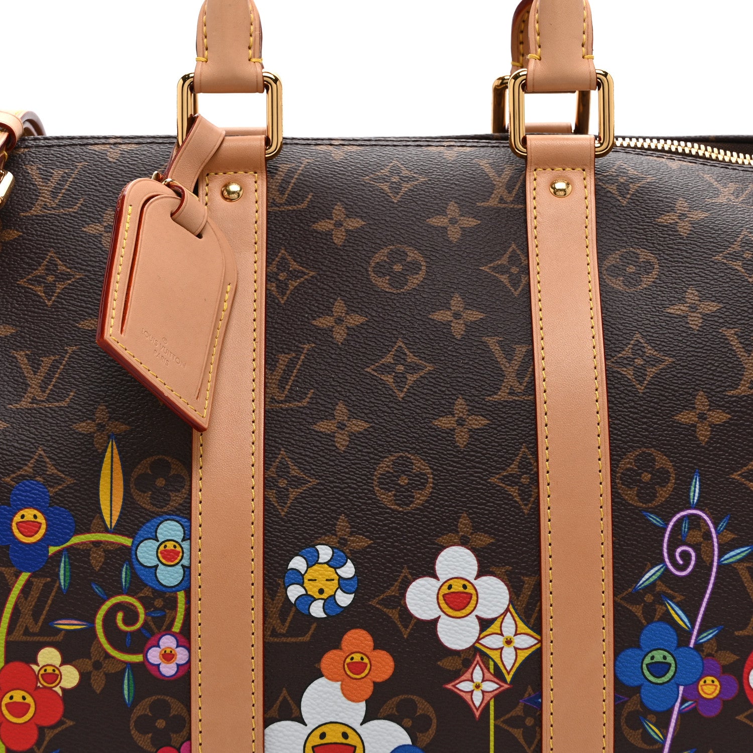 Louis Vuitton LV X TM Monogram Flowers Keepall Bandouliere 45 6 of 8