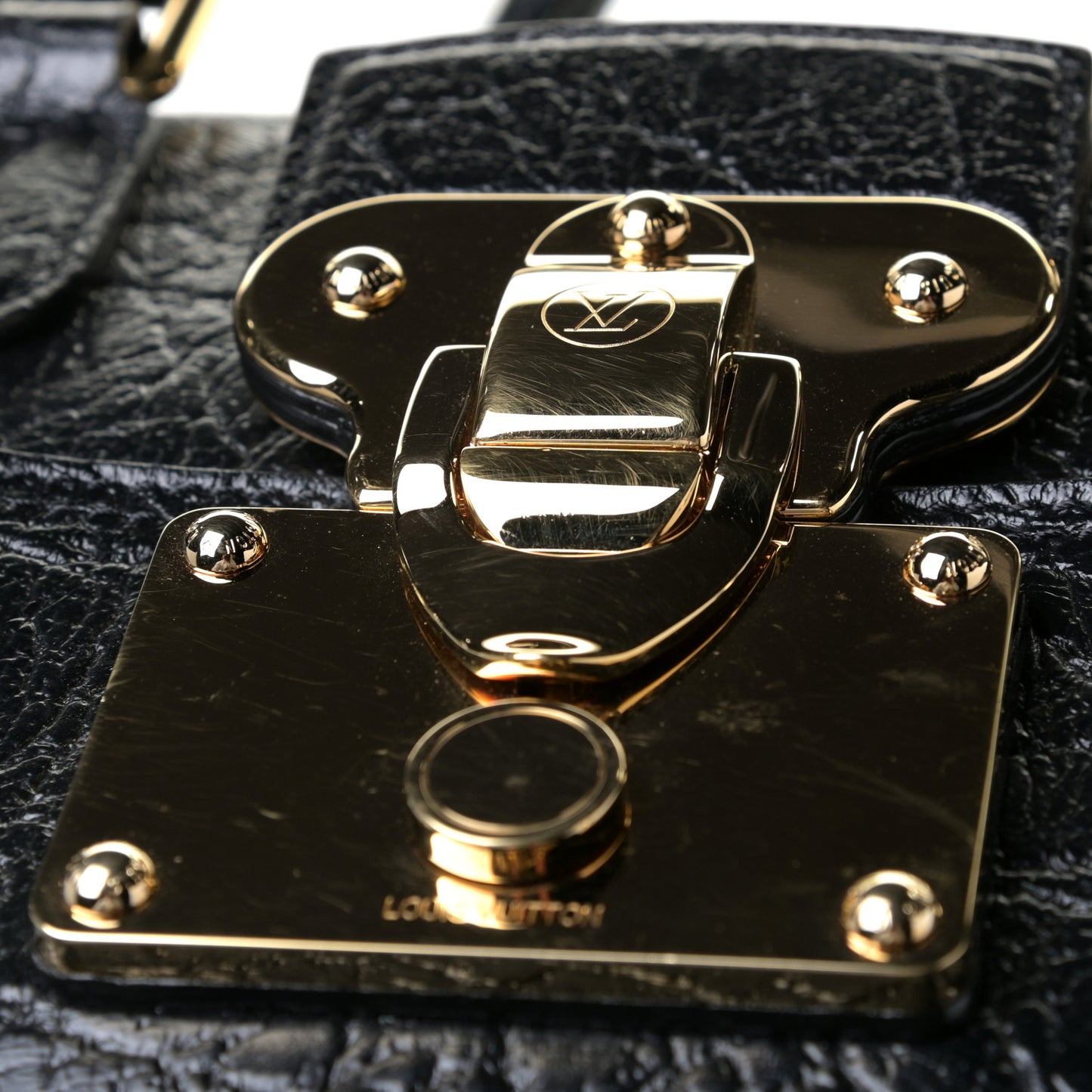 Cuir Indra Duffle Bag Black