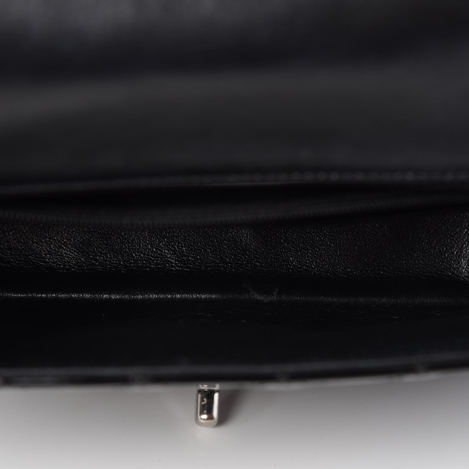Chanel Patent Calfskin Quilted Mini Rectangular Flap Black 8 of 11