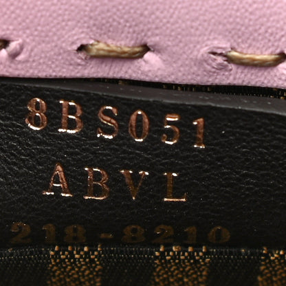 Fendi Vitello King Plexiglass Logo Embossed Mini Fendi Sunshine Shopper Tote Lavanda 6 of 9