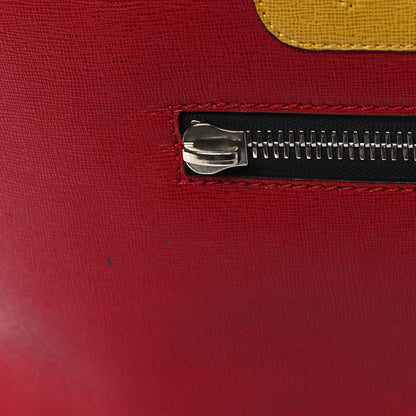 Fendi Vitello Elite Cuoio Monster Buggies Medium Roll Tote Mattone Black Multicolor Lavagna 12 of 12