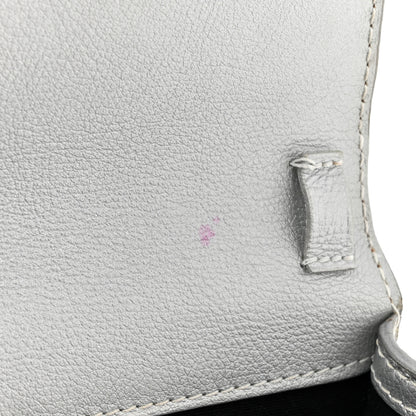 Goyard Goyardine Monte Carlo Bois Clutch With Strap Silver 10 of 17