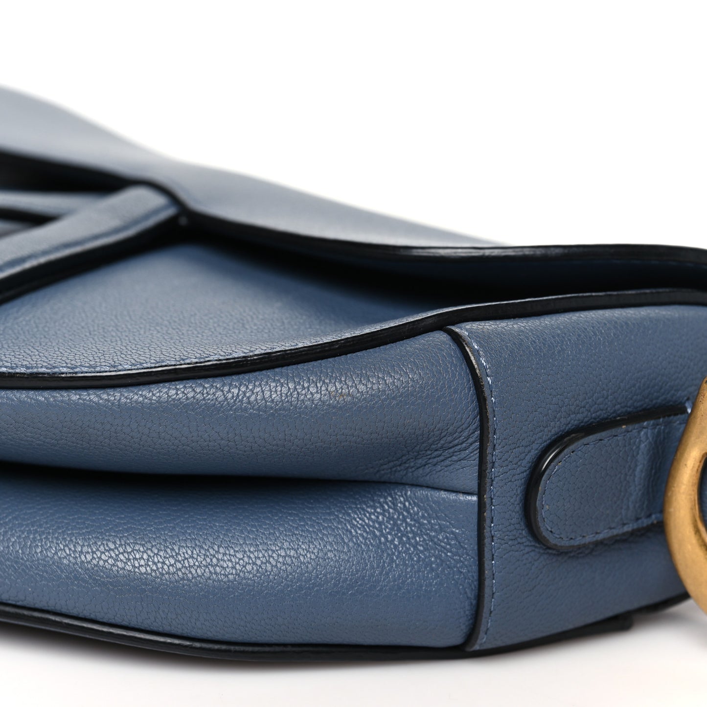 Calfskin Saddle Bag Sky Blue