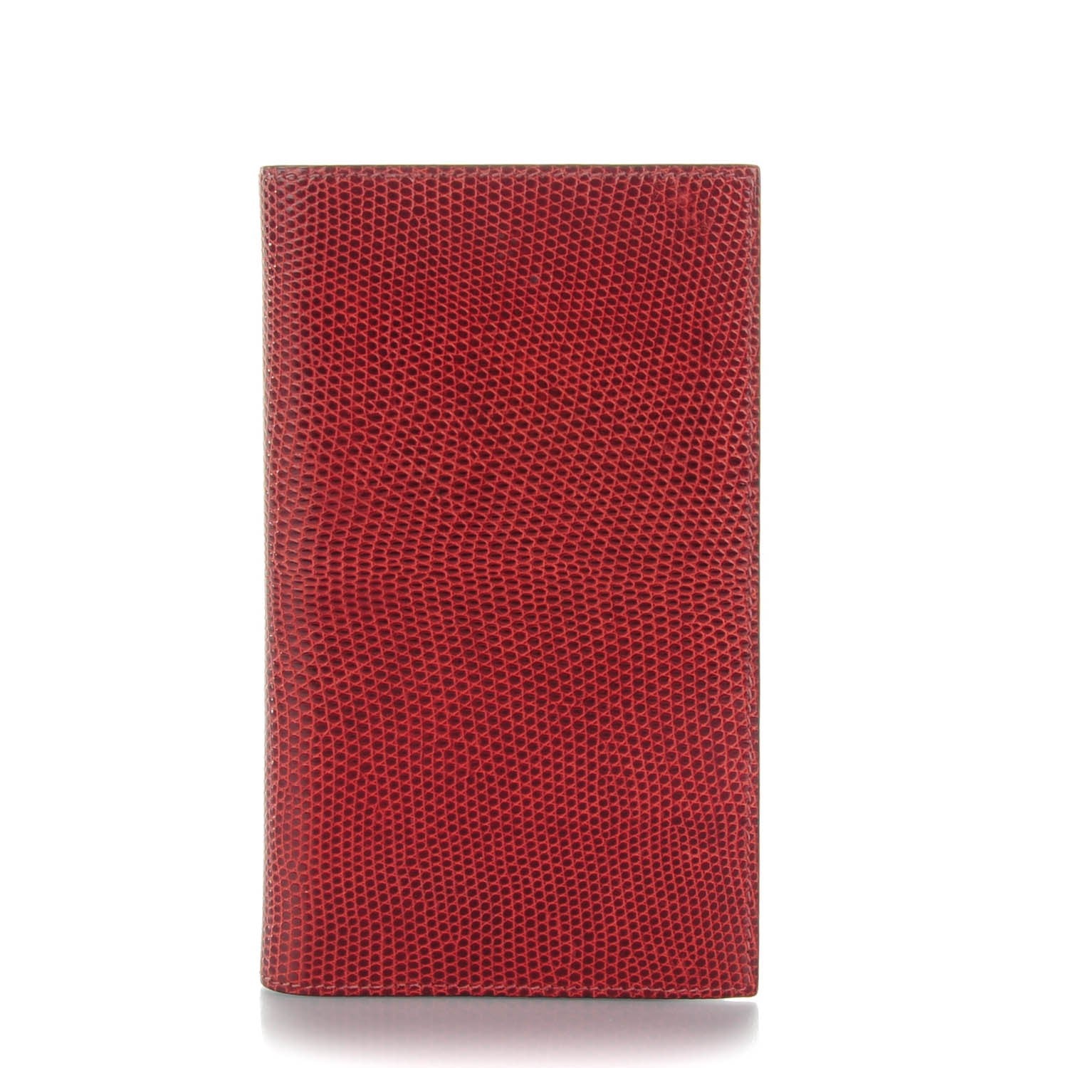 Hermes Lizard Vision II Agenda Cover Rouge H 1 of 6