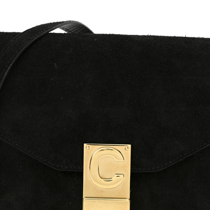 Celine Suede Small Pampille C Bag Black 7 of 10