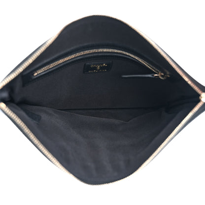Chanel Caviar Quilted Medium Vintage Mademoiselle Cosmetic Case Black 5 of 12