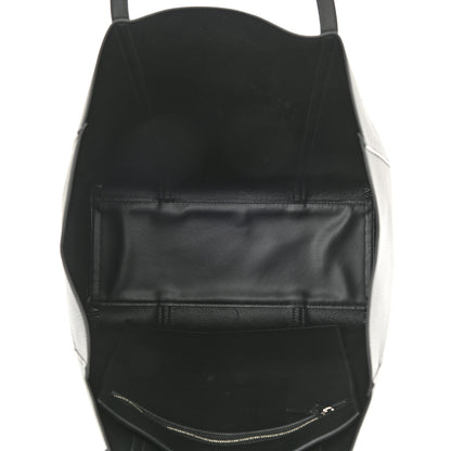 Balenciaga Calfskin Logo Small Everyday Tote Dark Grey White 4 of 6