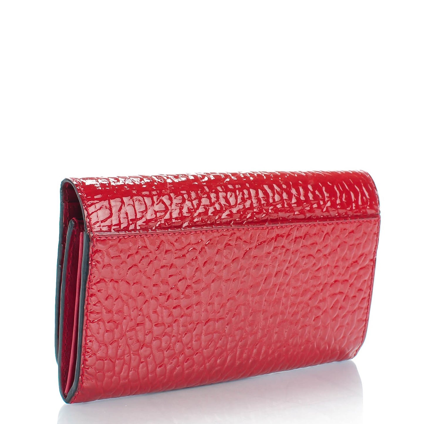 Patent Heritage Grain Penrose Bow Continental Wallet Military Red