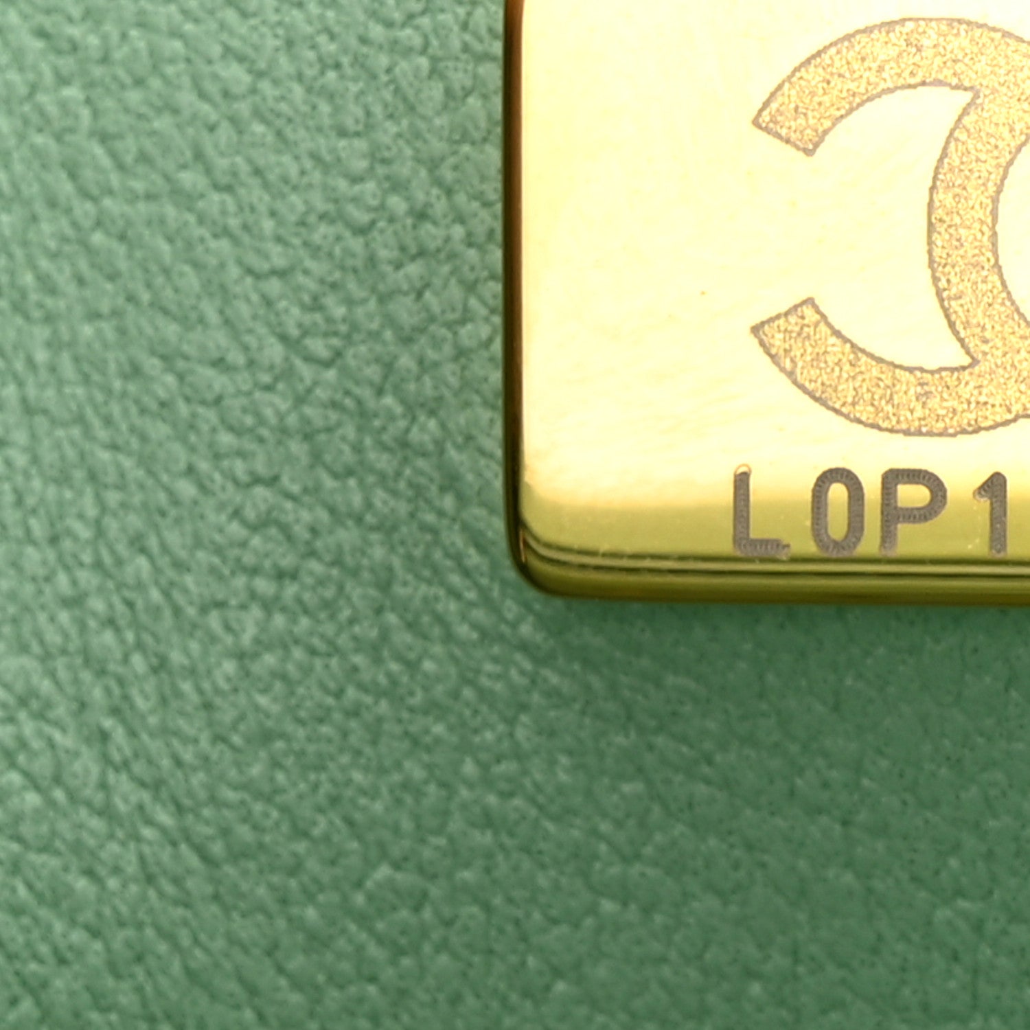 Chanel Lambskin Quilted Mini Top Handle Rectangular Flap Light Green 7 of 12