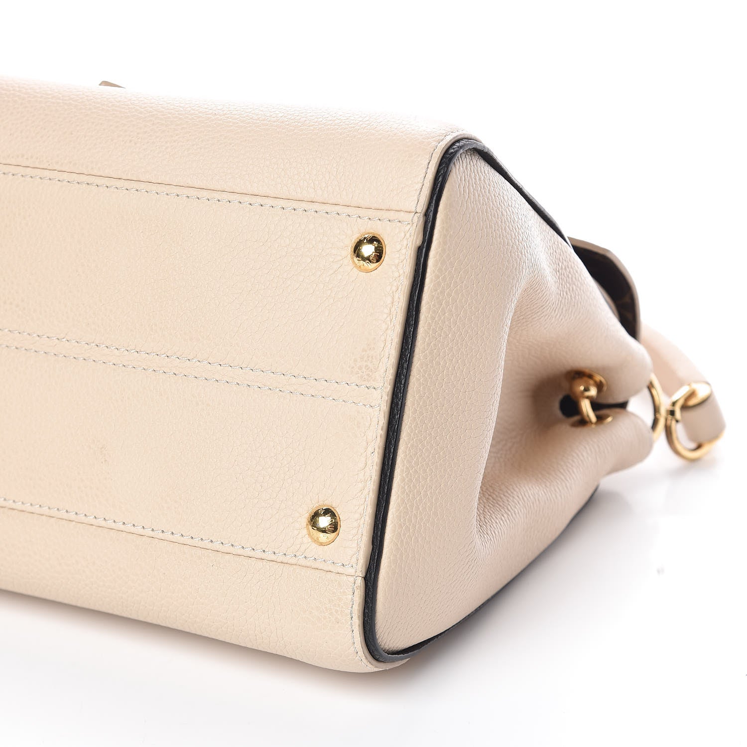 Louis Vuitton Grained Calfskin Monogram Double V Creme 10 of 13