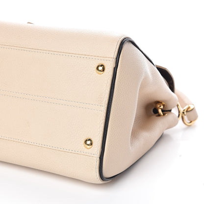 Louis Vuitton Grained Calfskin Monogram Double V Creme 10 of 13