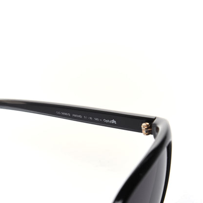 Gucci Acetate Square Frame Oversized Sunglasses GG3696/S Black 5 of 7