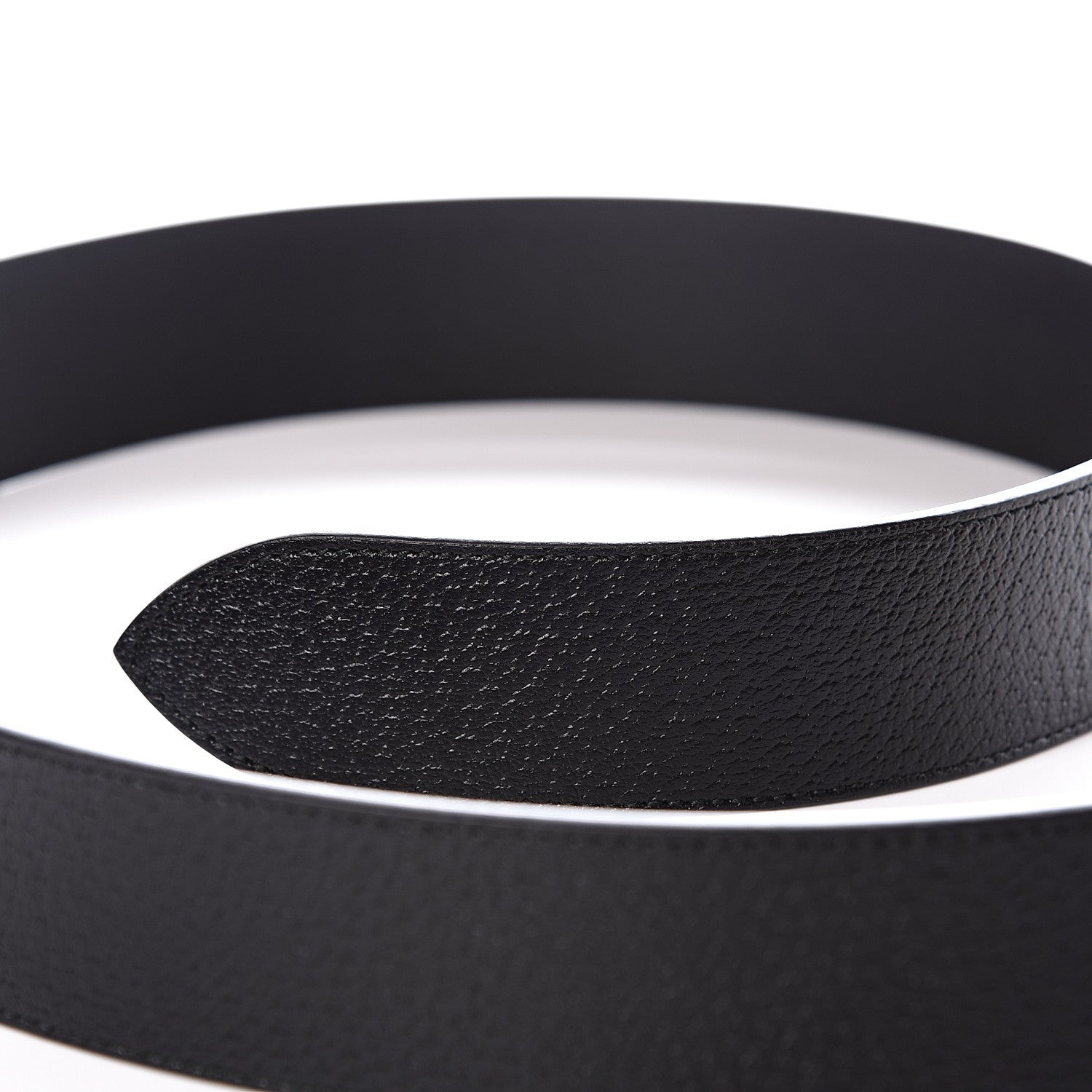 Gucci Textured Calfskin Double G 40mm Belt 85 34 Black 5 of 5