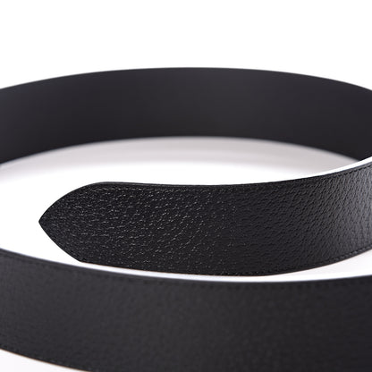 Gucci Textured Calfskin Double G 40mm Belt 85 34 Black 5 of 5