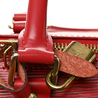 Louis Vuitton Epi Keepall 45 Castillan Red 11 of 14