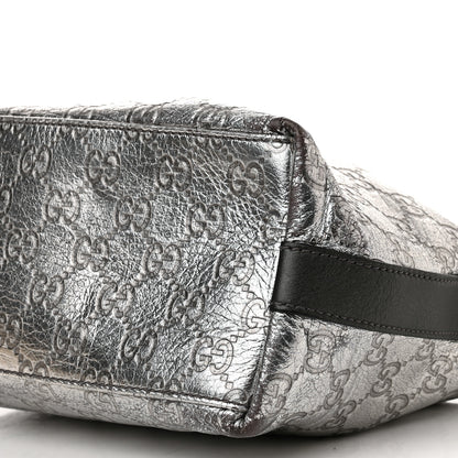 Gucci Guccissima Hobo Silver 10 of 17