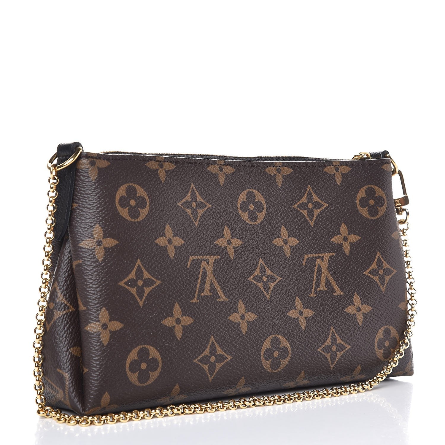 Louis Vuitton Monogram Pallas Clutch Black 3 of 9