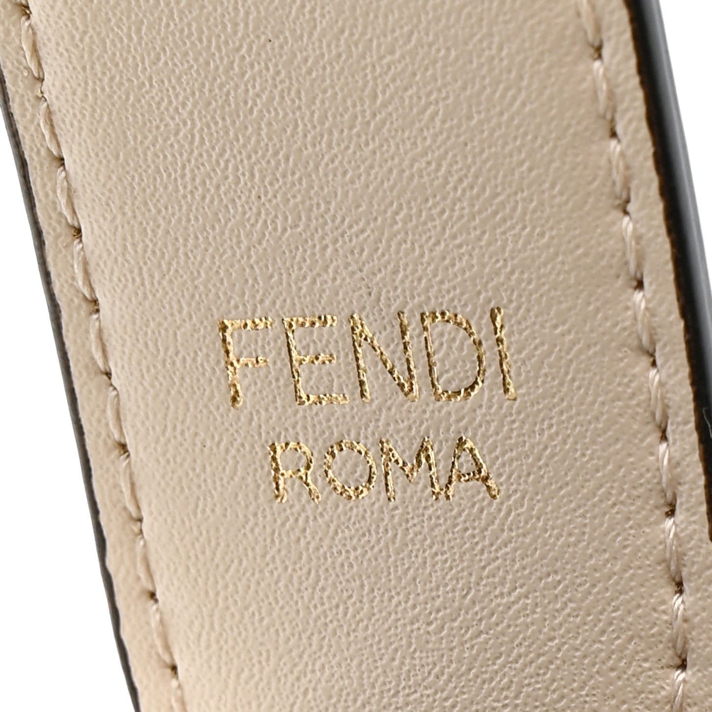 Vitello Liberty F is Fendi Bi-Color FF 1974 Embossed Mini Mon Tresor Bucket Bag Camelia Mandorlo