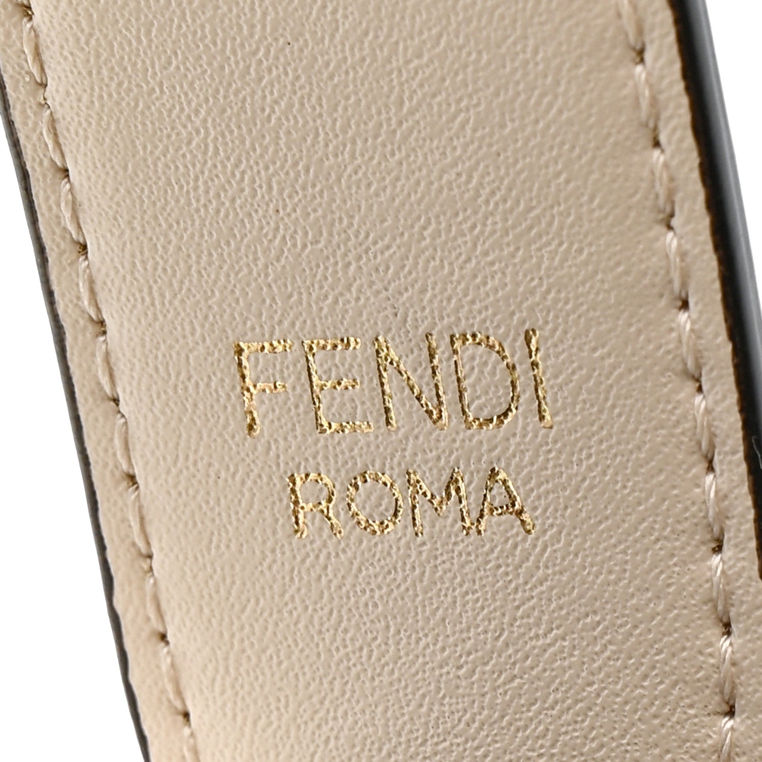 Fendi Vitello Liberty F is Fendi Bi-Color FF 1974 Embossed Mini Mon Tresor Bucket Bag Camelia Mandorlo 13 of 13
