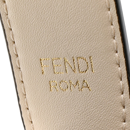 Fendi Vitello Liberty F is Fendi Bi-Color FF 1974 Embossed Mini Mon Tresor Bucket Bag Camelia Mandorlo 13 of 13