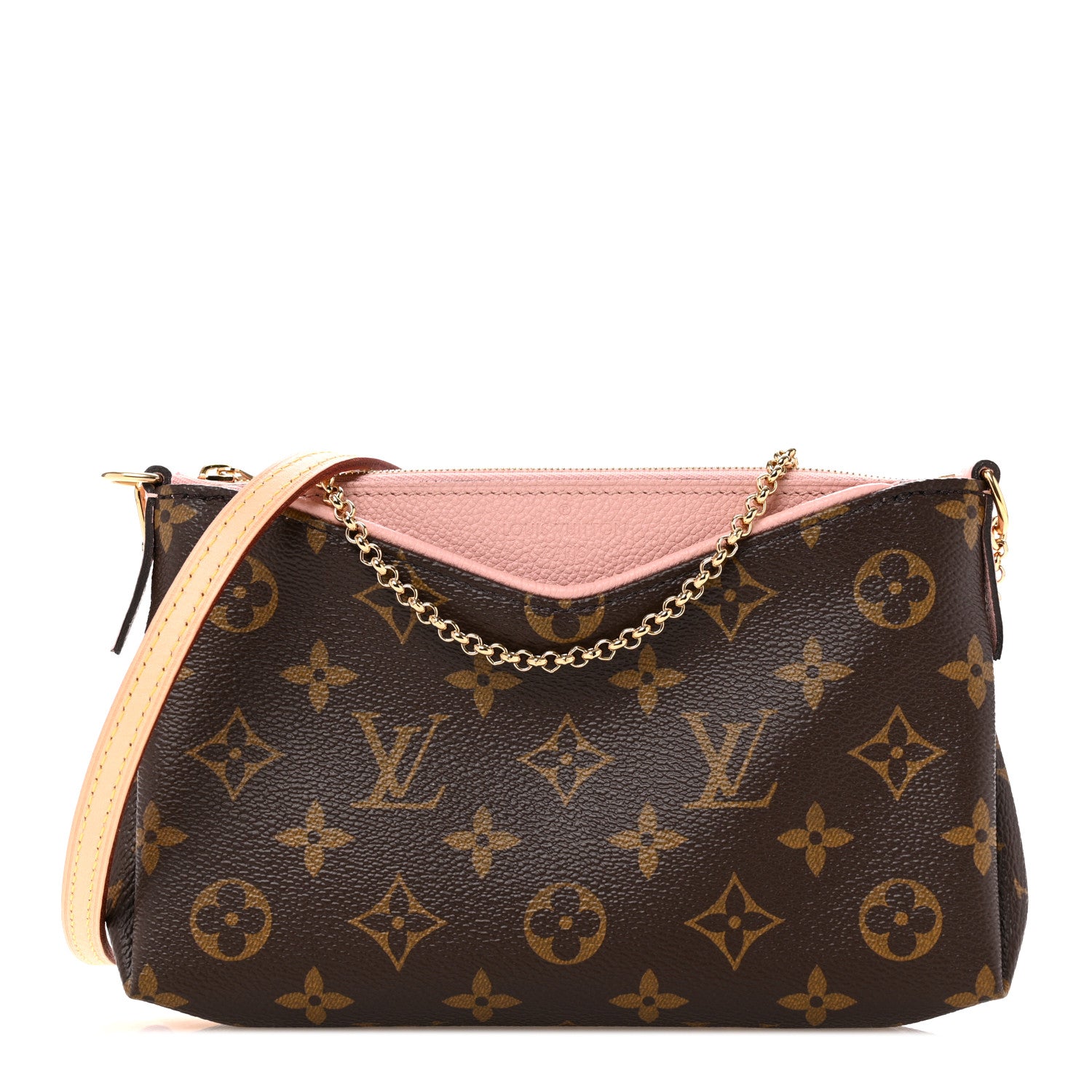 Louis Vuitton Monogram Pallas Clutch Rose Poudre 1 of 10