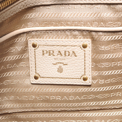 Prada Vitello Daino Tote Sabbia 6 of 8